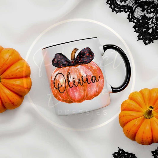 Halloween Iridescent Pumpkin Mug