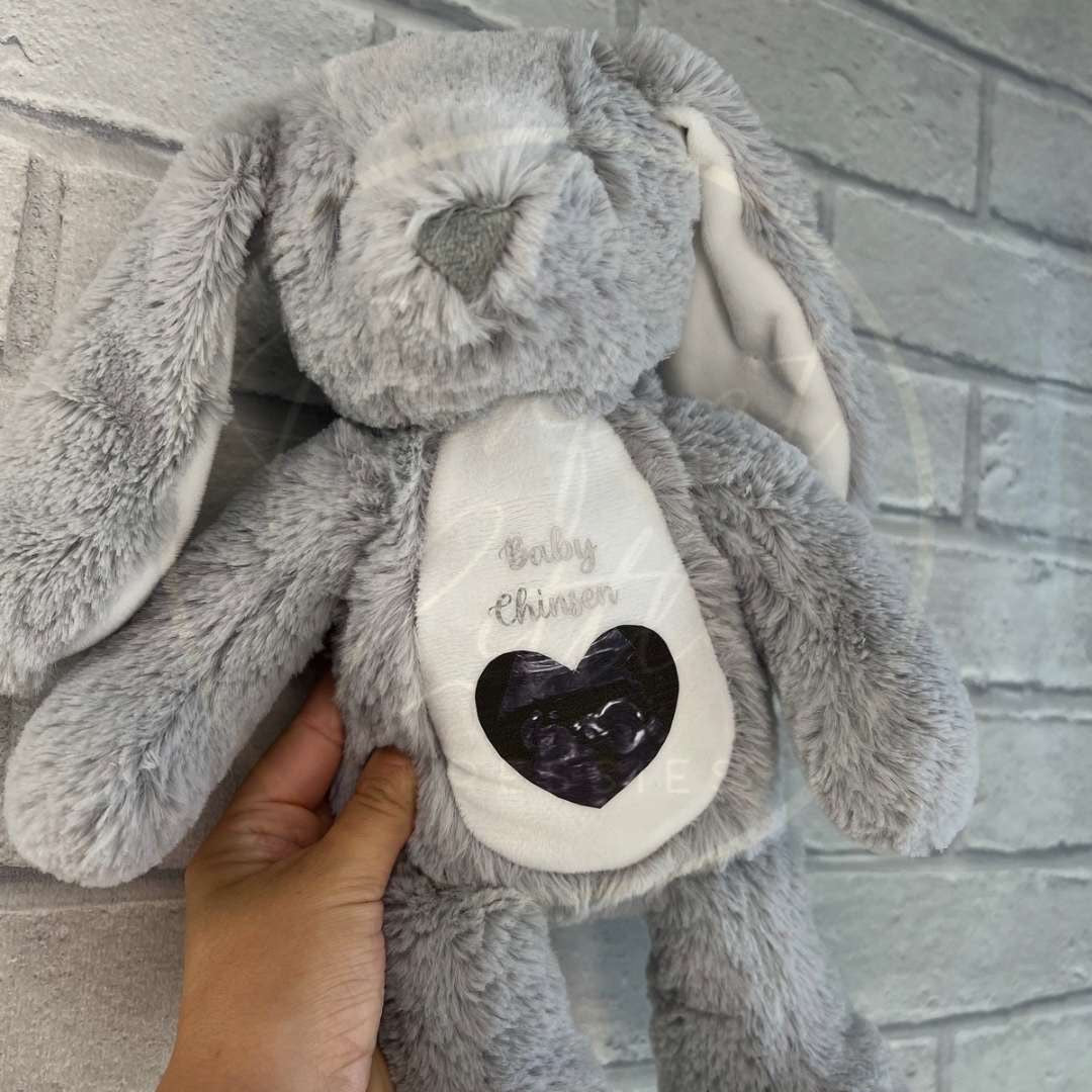 Baby Scan Photo Teddy Bear