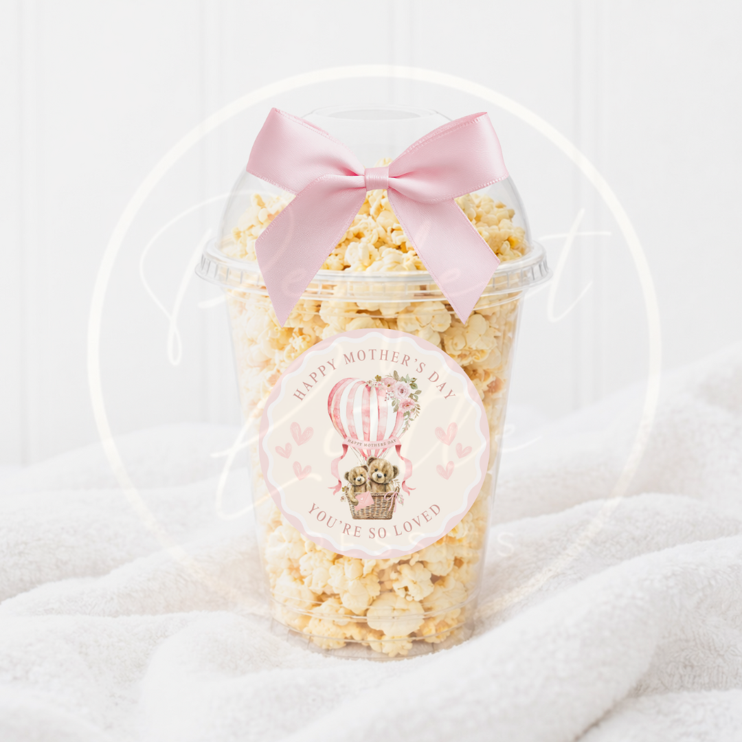 Easter - Pink Balloon Fillable Dome Cup