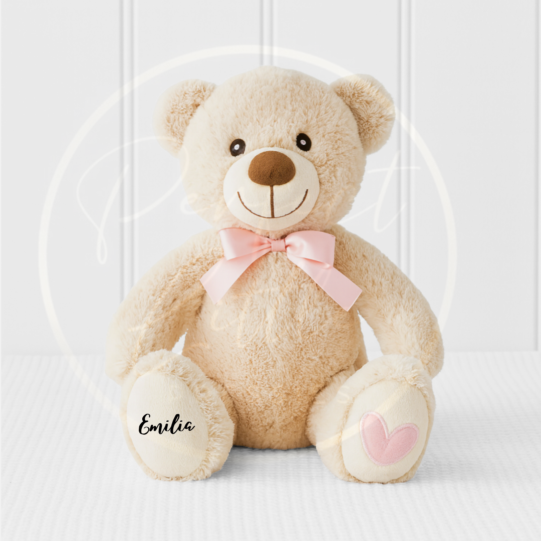 Mother's Day - Large 28cm Bear Pink Accents