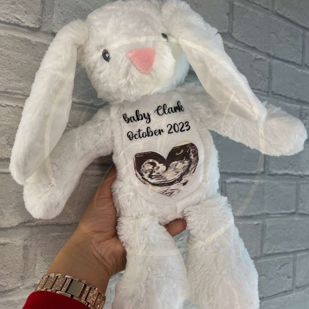 Baby Scan Photo Teddy Bear