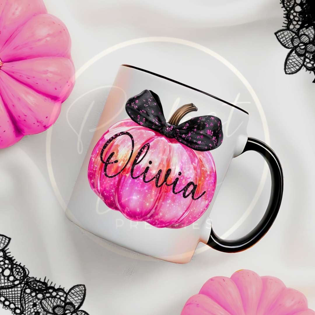 Halloween Iridescent Pumpkin Mug