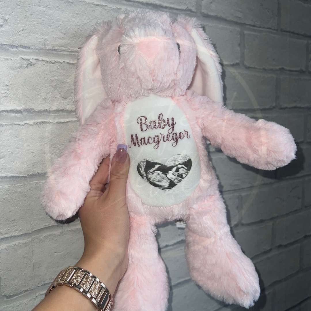Baby Scan Photo Teddy Bear