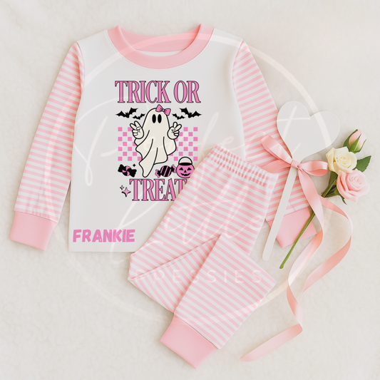 Halloween Pyjamas - Pink Trick or Treat