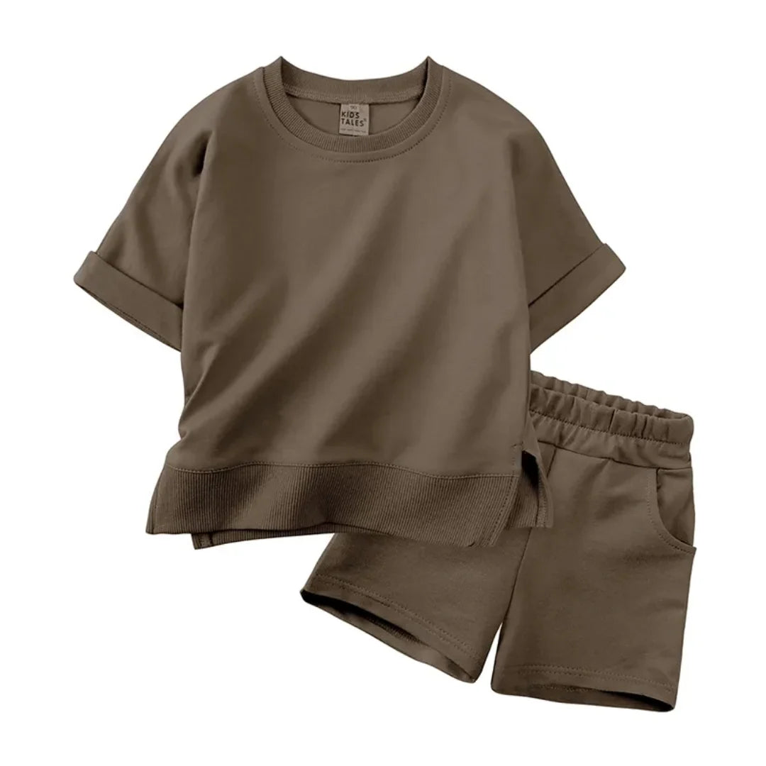 Kids Spring Shorts/T Set