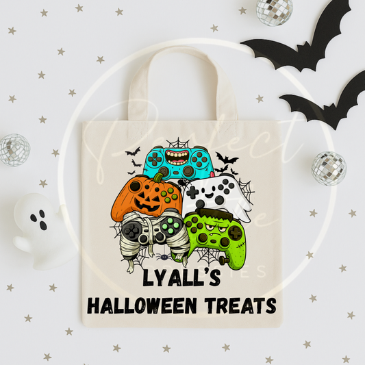 Halloween Gaming Tote Bag