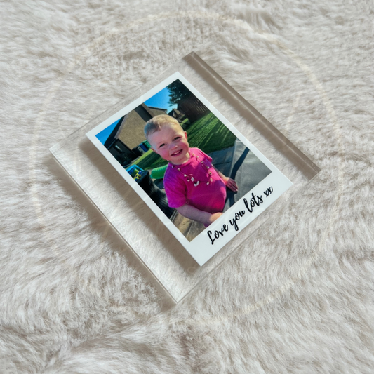 Polaroid Freestanding Photo Block