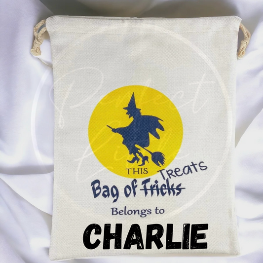 Halloween Witch Drawstring Sack