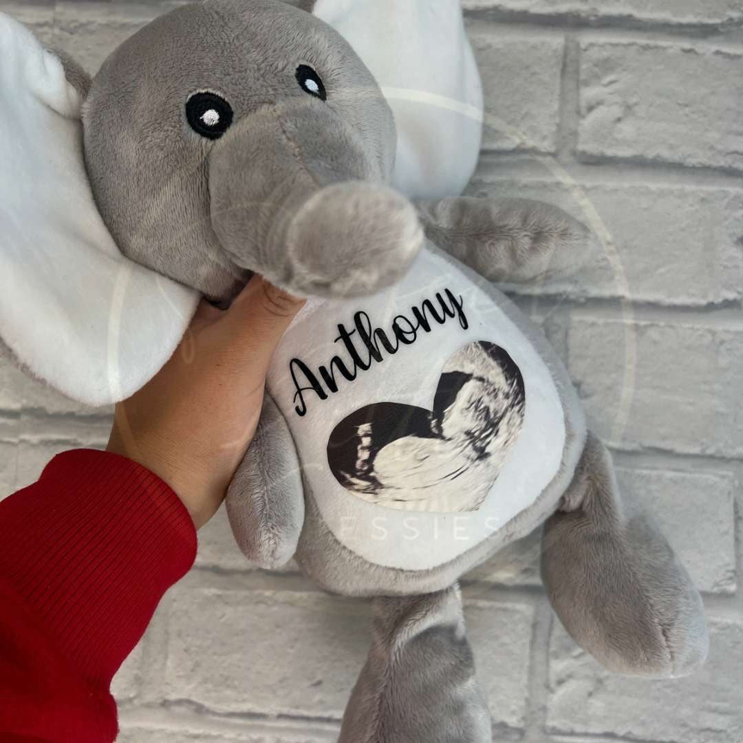 Baby Scan Photo Teddy Bear