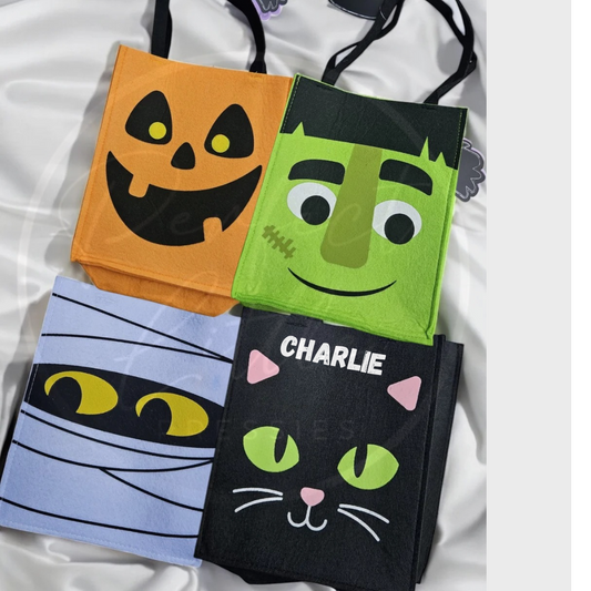 Halloween Character Felt Bag