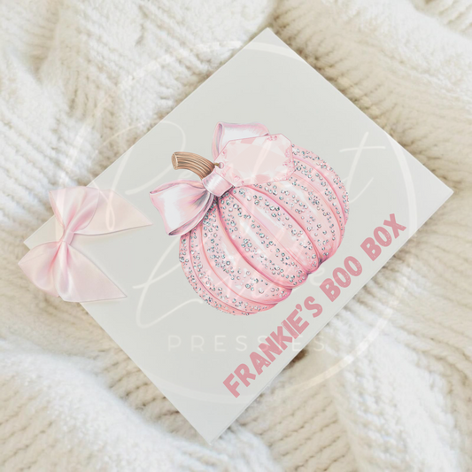 Halloween Boo Box - Glitter Pumpkin