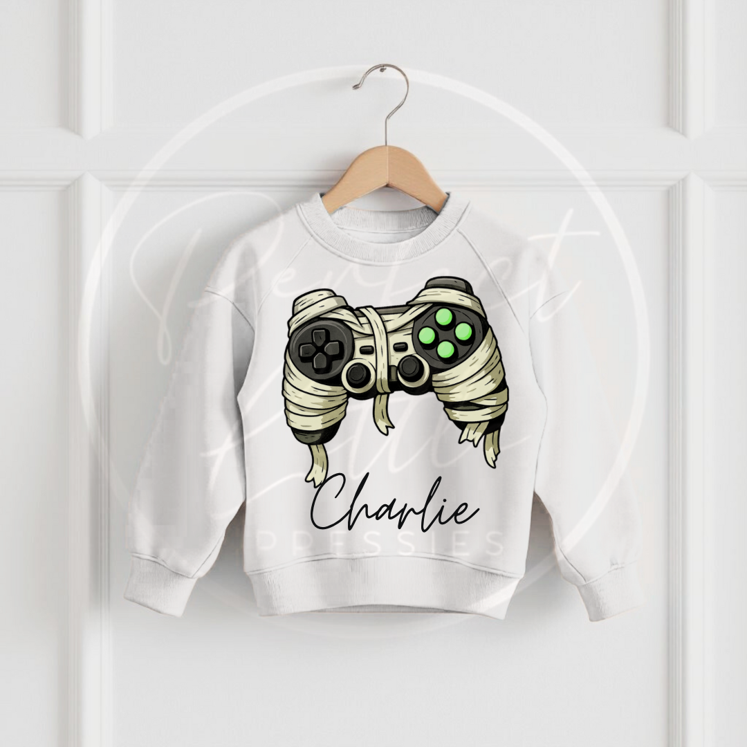 Halloween Kids Gaming Designs Sweatshirt