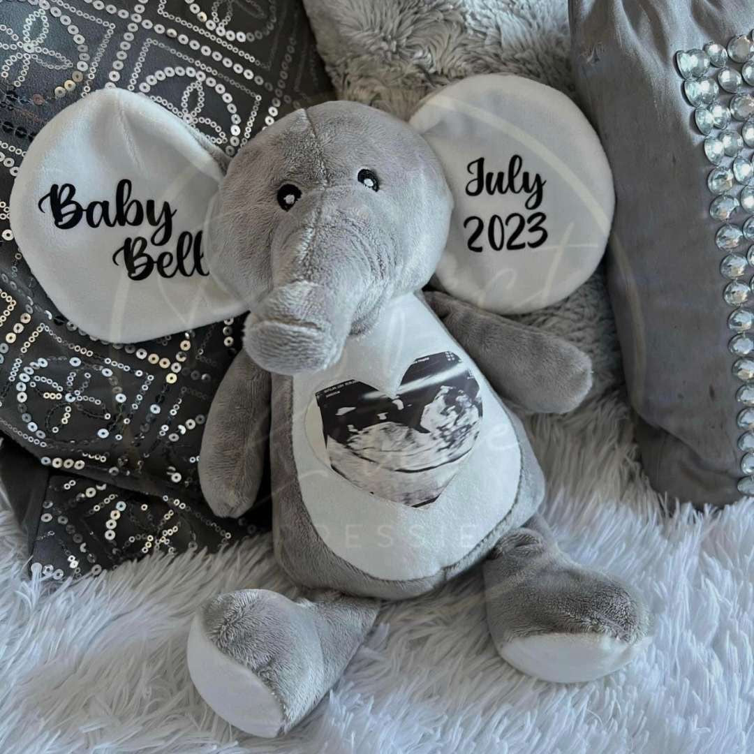Baby Scan Photo Teddy Bear