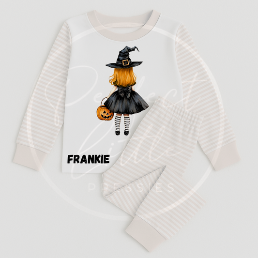 Halloween Pyjamas - Witch Silhouette Dolly