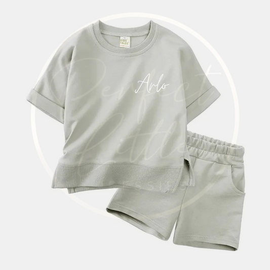 Kids Spring Shorts/T Set