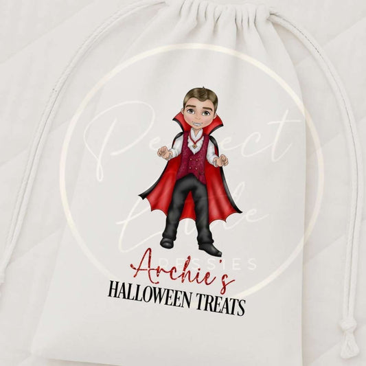 Halloween Vampire Drawstring Bag
