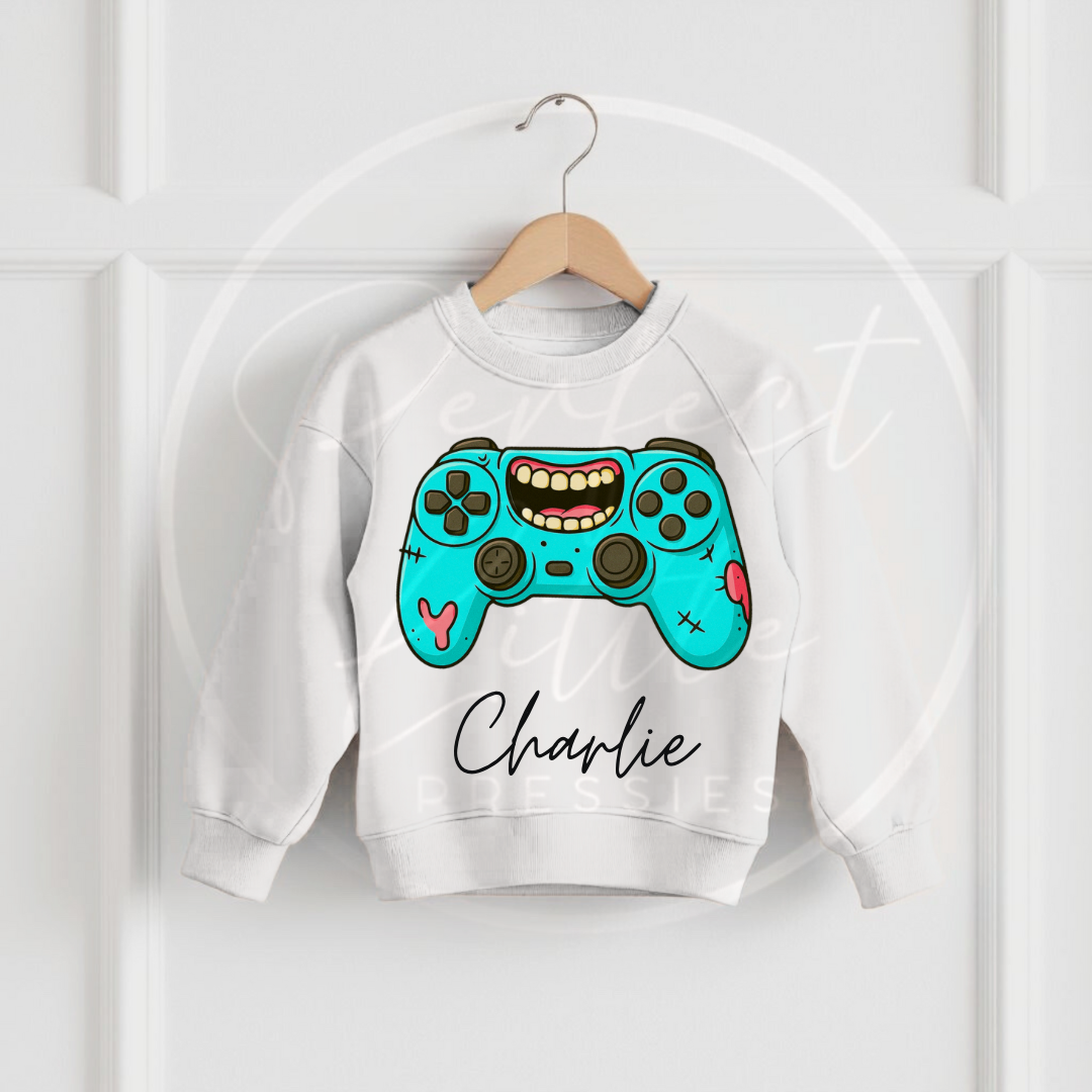 Halloween Kids Gaming Designs Sweatshirt