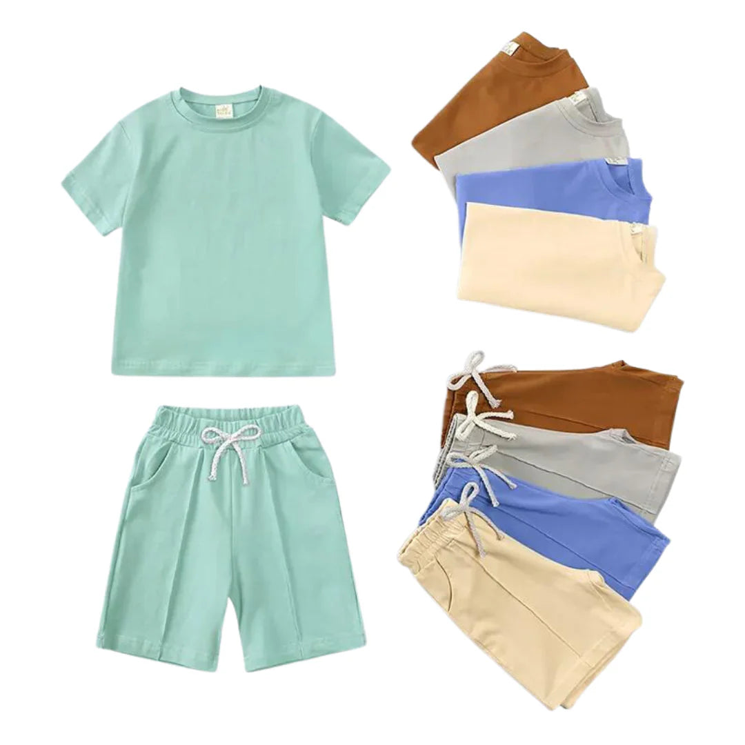Kids Smart Shorts/T Set