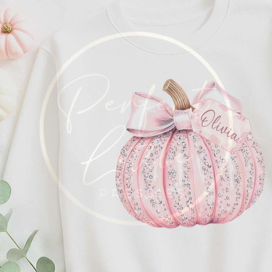 Halloween Glitter Pumpkin Sleepsuit