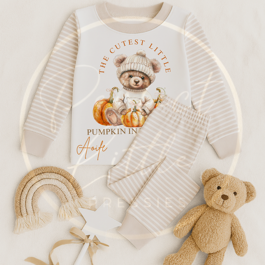 Halloween Kids Cutest Pumpkin In The Patch Pyjamas