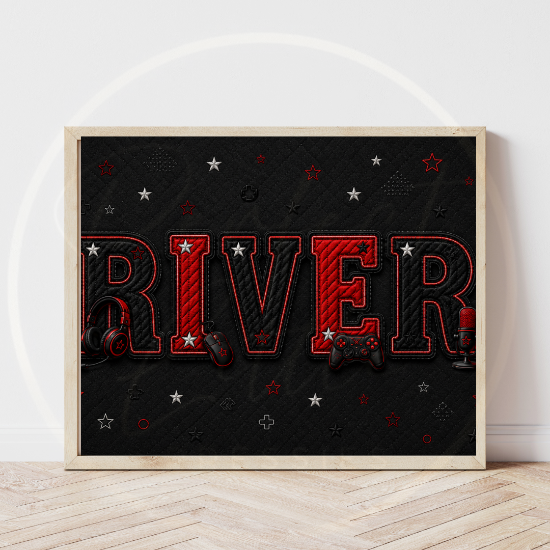 Custom Print - Game Vlogger Name
