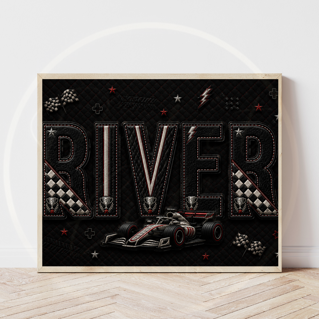 Custom Print - The Racer Name