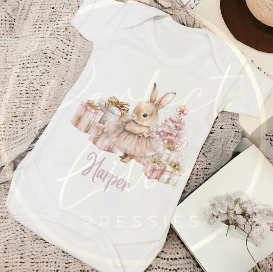 Christmas Baby Grow - Ballerina Gifts