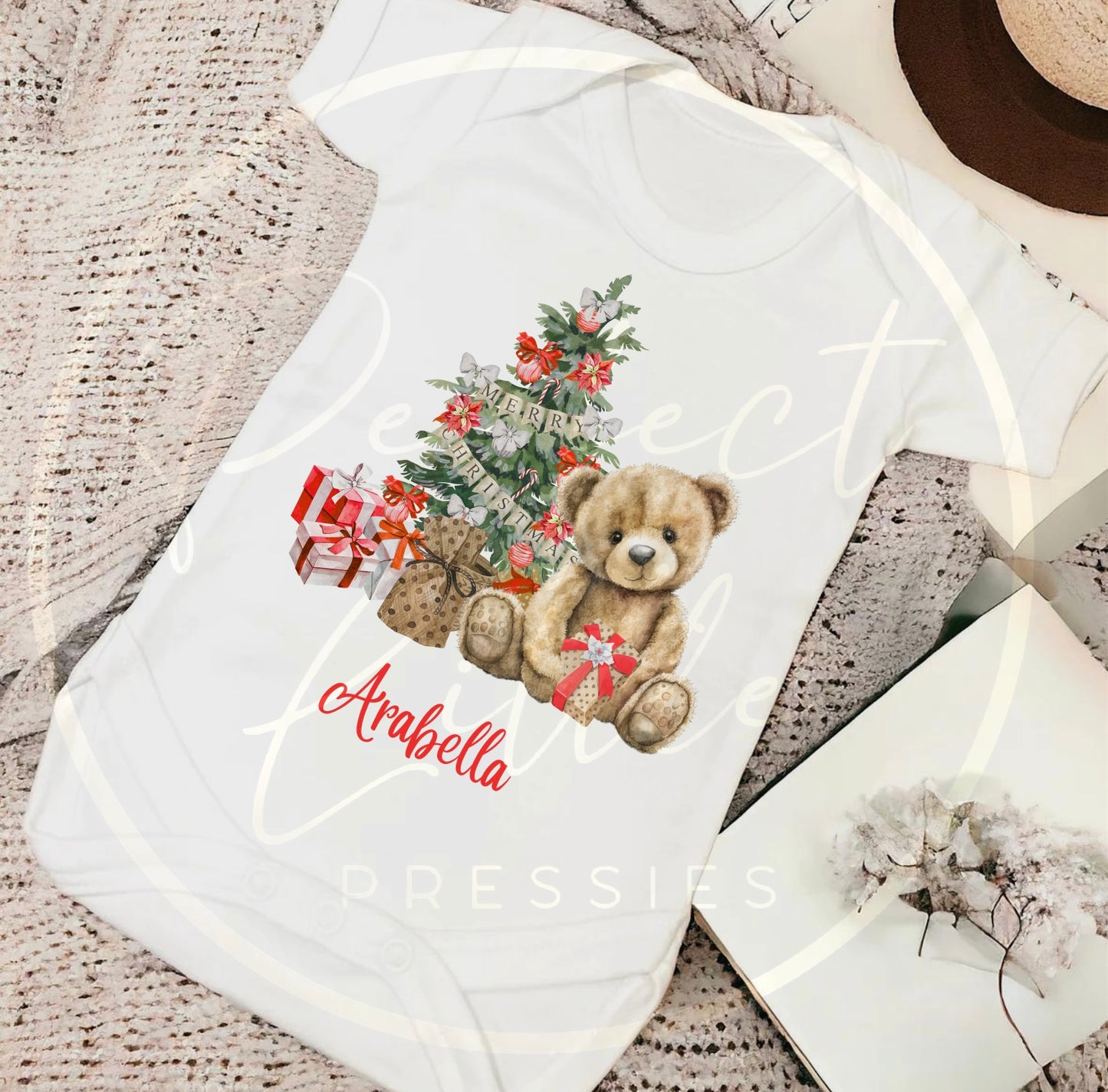 Christmas Baby Grow - Red Bear Gifts