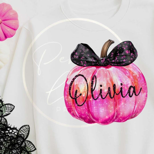 Halloween Glitter Pumpkin Sleepsuit