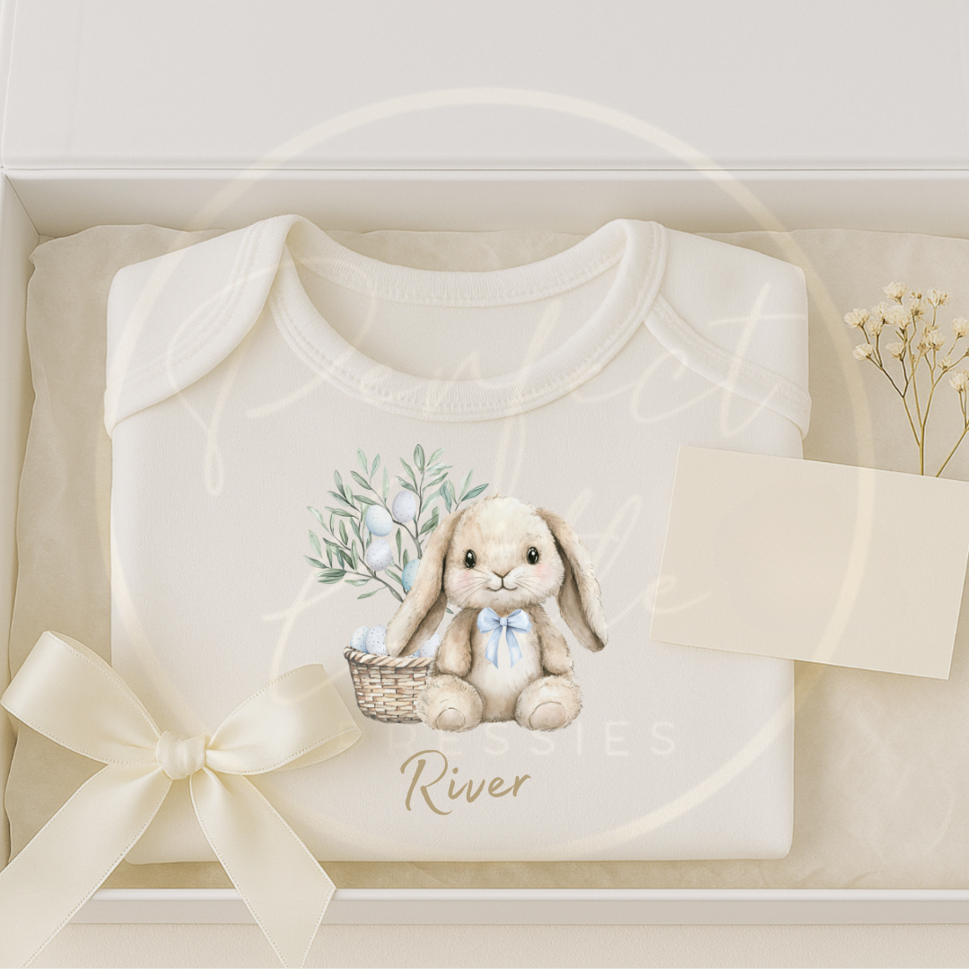 Easter - Soft Bunny Eggs Baby Grow