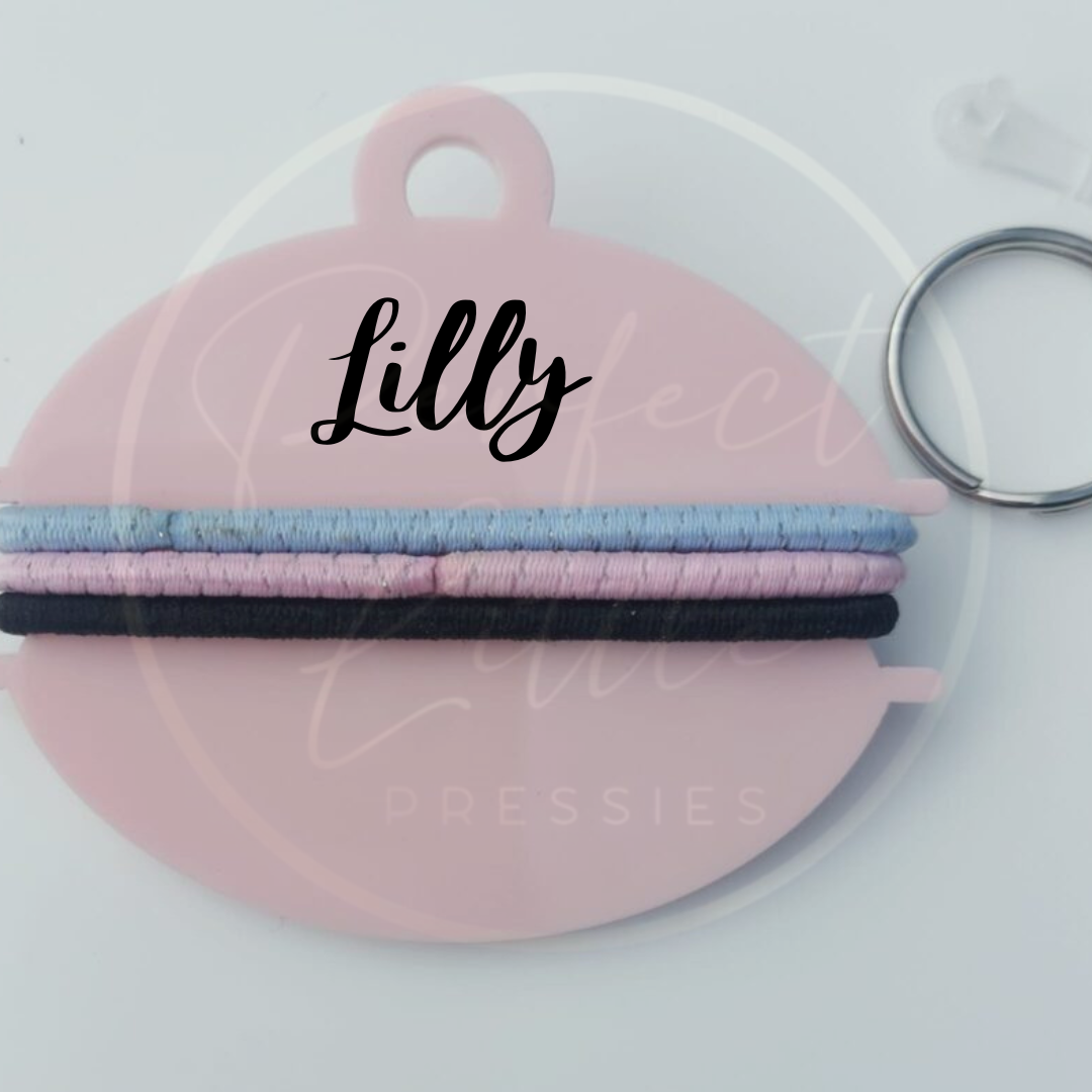 Key Chain - Bobble Holder Plain Acrylic With Name