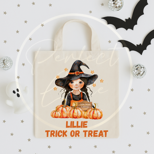 Halloween Fresh Pumpkins Tote Bag