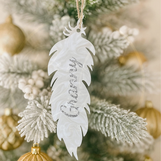 Christmas Decoration - Memorial Feather
