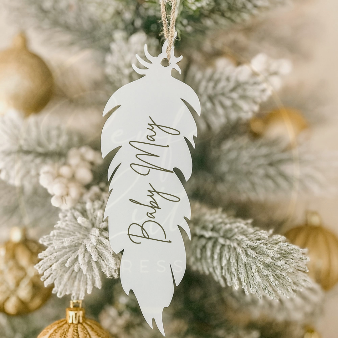 Christmas Decoration - Memorial Feather