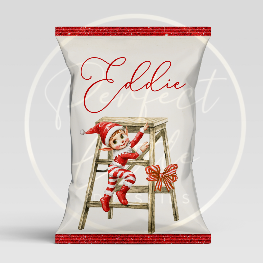 Christmas Treat Packet - Elf Ladder