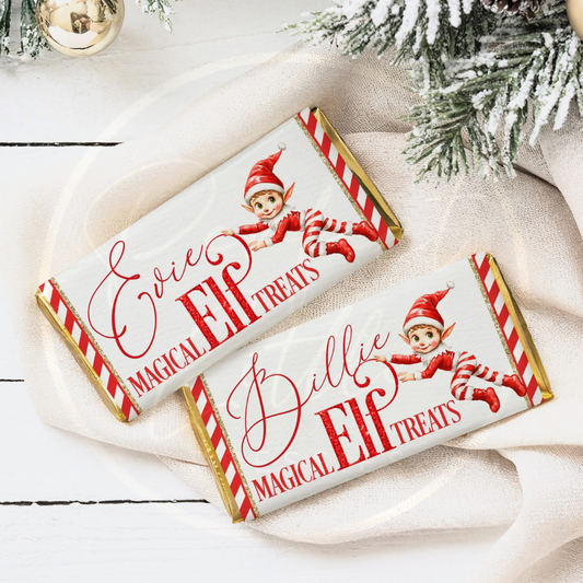 Christmas Chocolate Wrapper - Elf