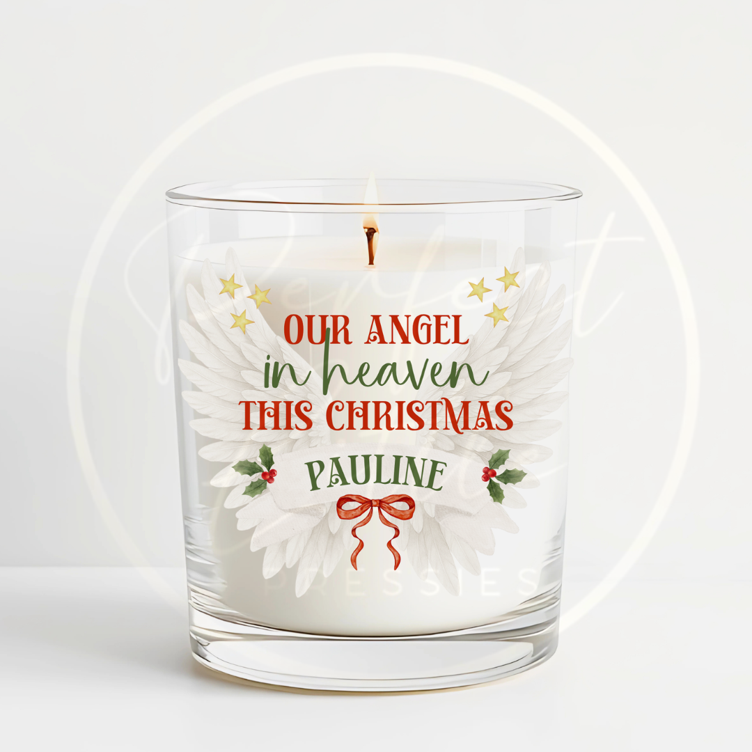 Christmas Candle - Angel In Heaven Text
