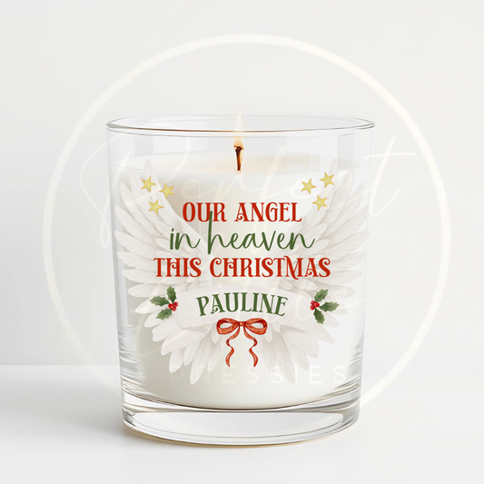 Christmas Candle - Angel In Heaven Text