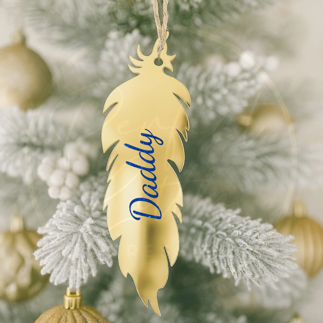 Christmas Decoration - Memorial Feather
