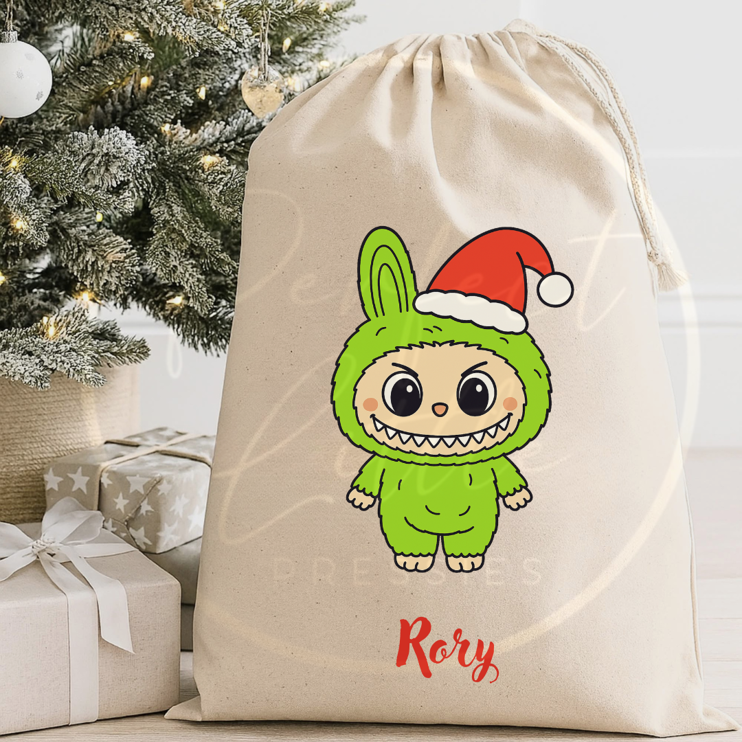 Christmas Sack - Bubu Monster Green