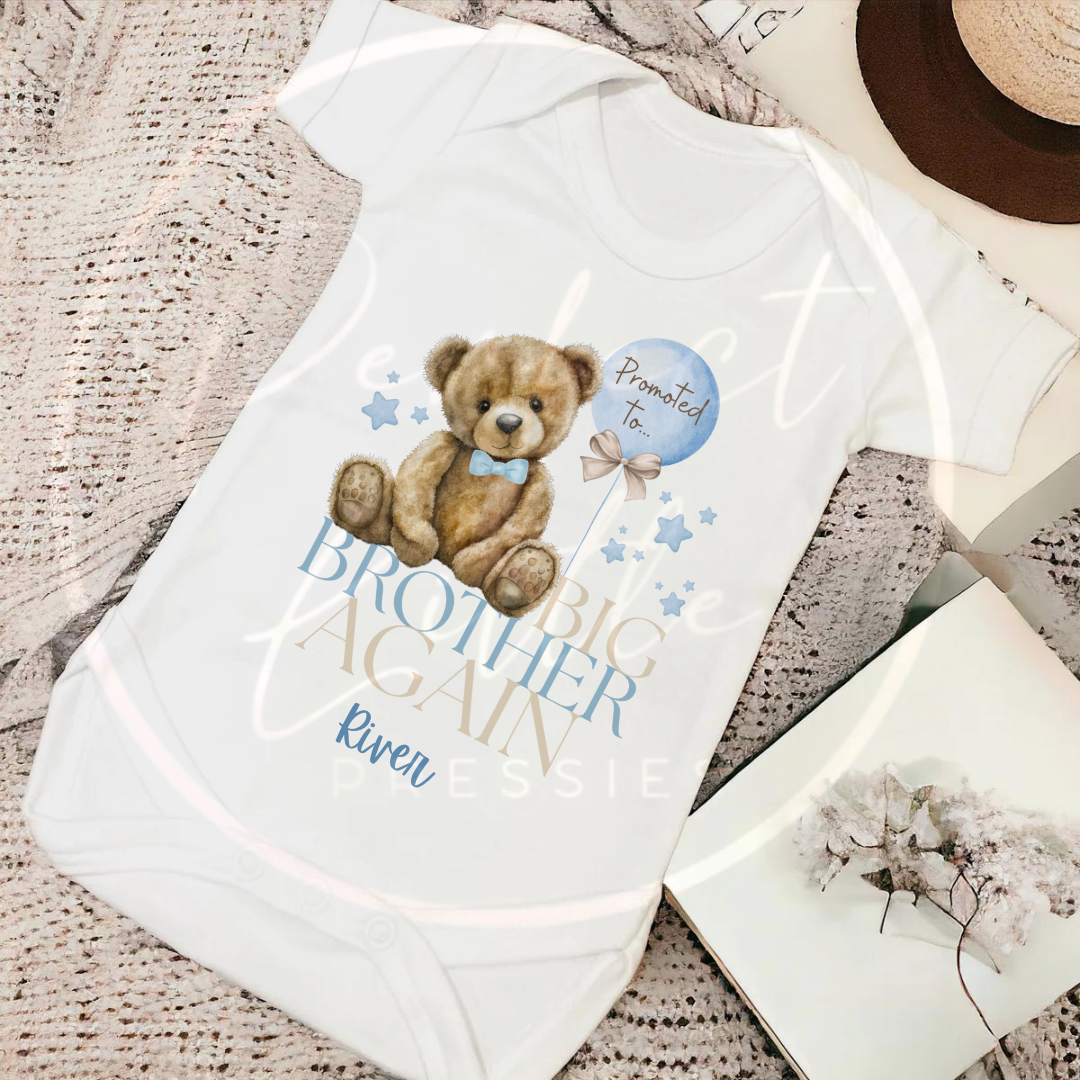 Promoted To Big Brother Bear Baby Grow