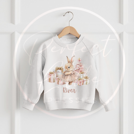 Christmas Sweatshirt - Bunny Presents