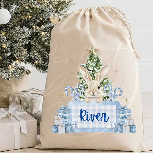 Christmas Stack - Gingham Bunny