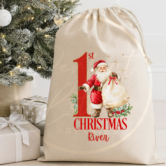 Christmas Sack - 1st Christmas Santa