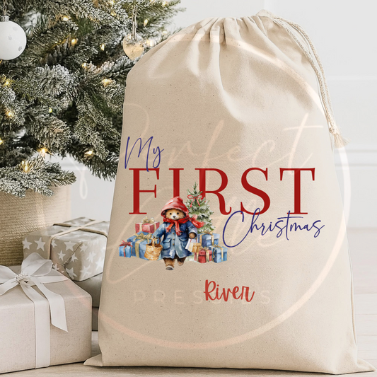 Christmas Sack - 1st Christmas Classic Bear