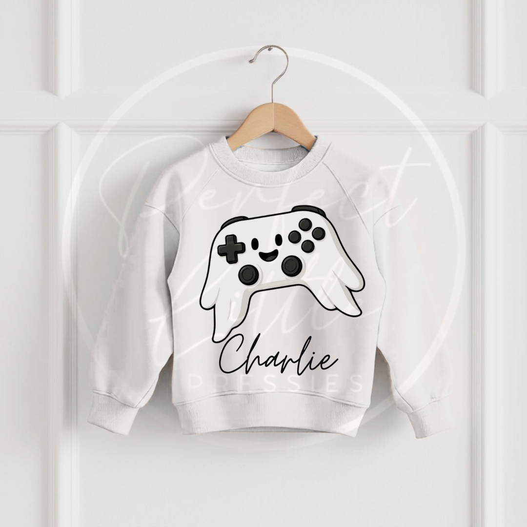 Halloween Kids Gaming Designs Sweatshirt