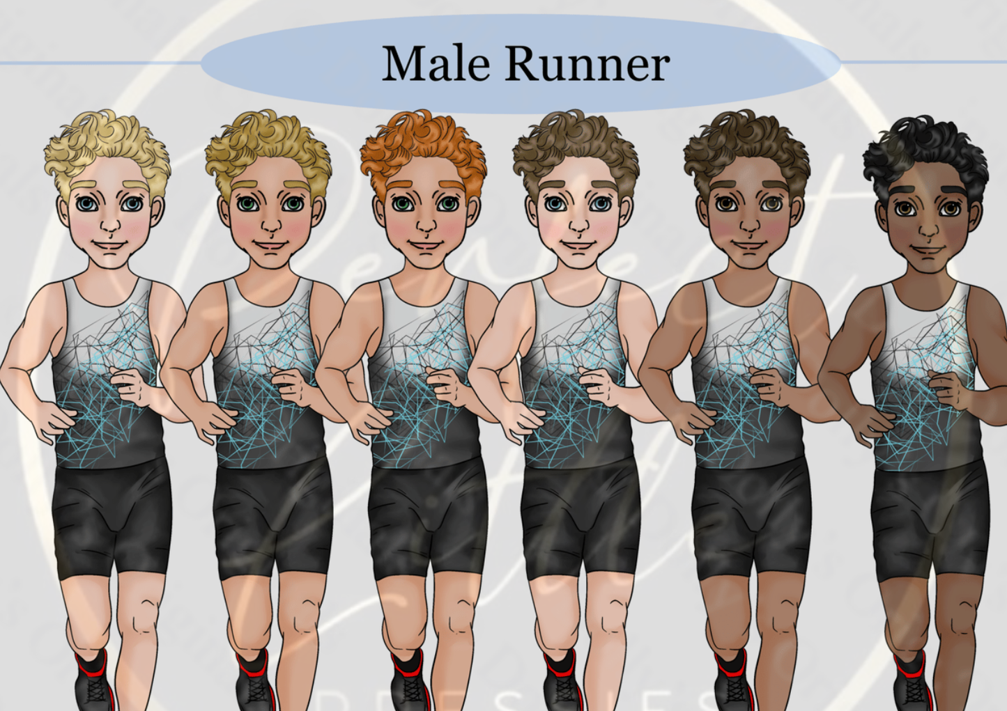 DESIGN A DOLLY - Male Runner