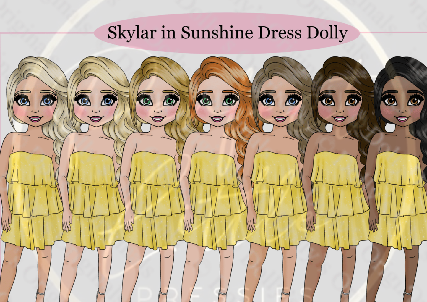DESIGN A DOLLY - Skylar Sunshine Dress