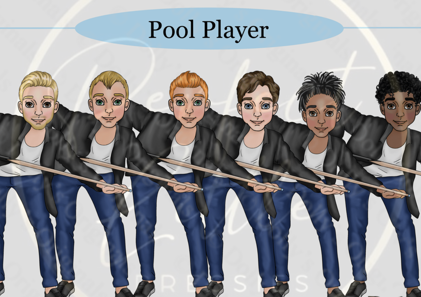 DESIGN A DOLLY - Pool Player