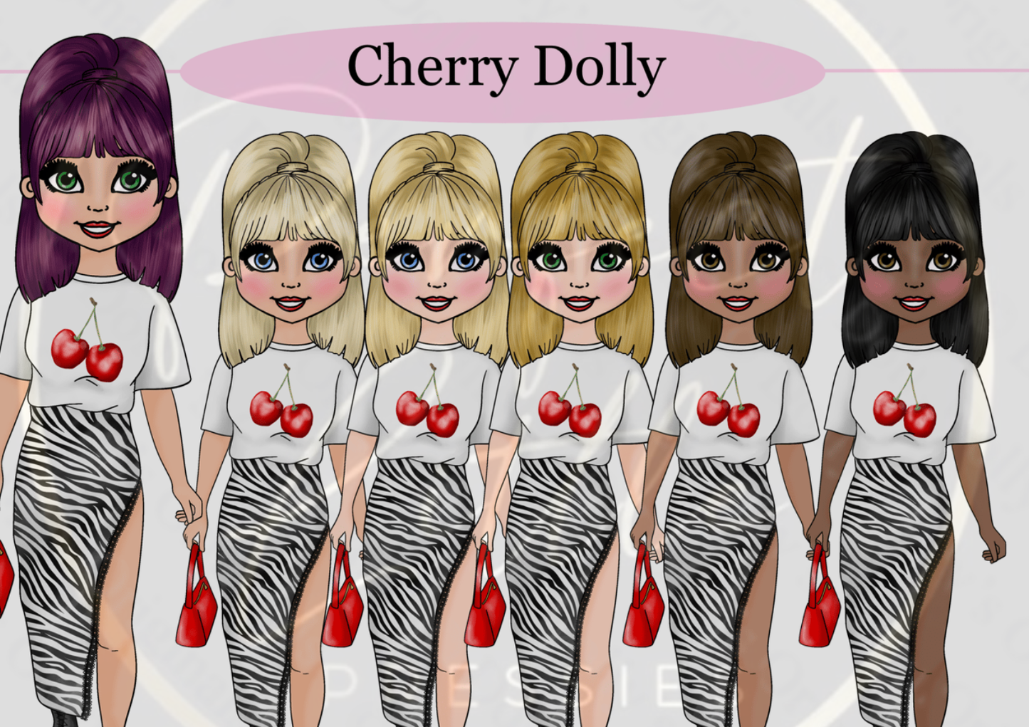 DESIGN A DOLLY - Cherry